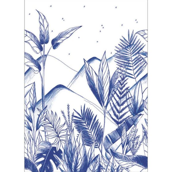 Casadeco Only Blue Tropical Night ONB 10273 62 60