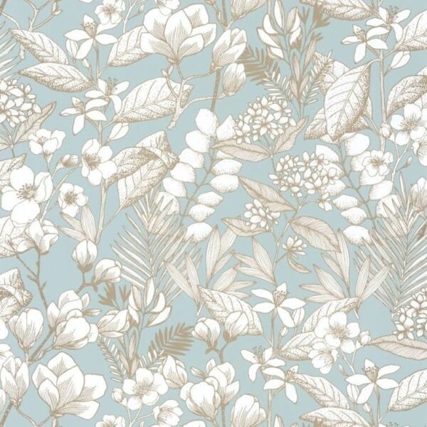 Casadeco Only Blue Tropical Night ONB 10273 62 60 - Image 44