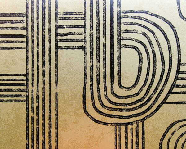 Coordonné Random Metallics Gatsby - Gold - Image 3