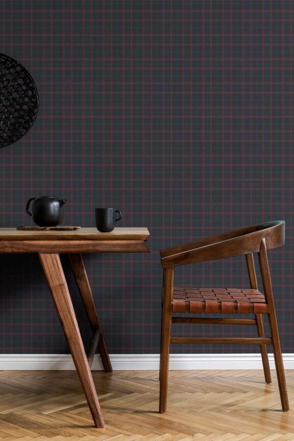 Coordonné Tartan Check - Cobalt - Image 2