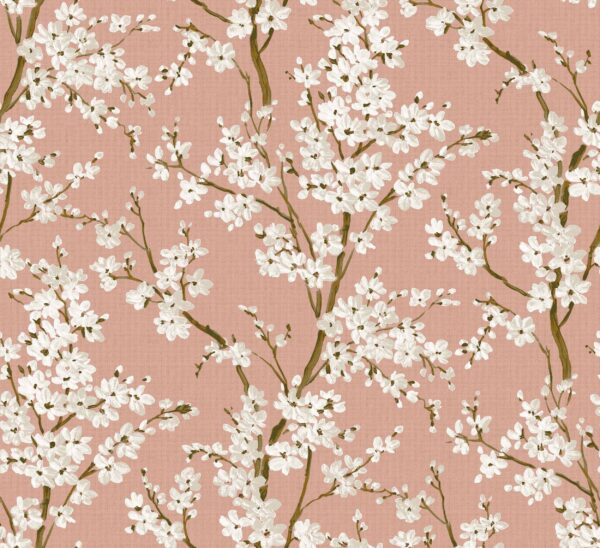 Coordonné Forbidden City Cherry Blossom - Rose