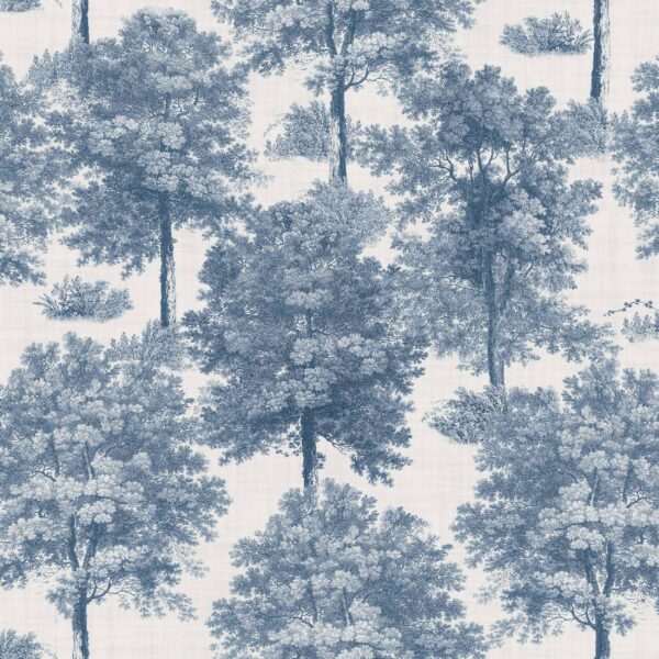 Coordonné Victorian Chestnut Tree - Blue