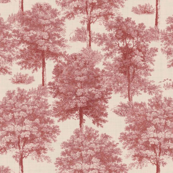 Coordonné Victorian Chestnut Tree - Red
