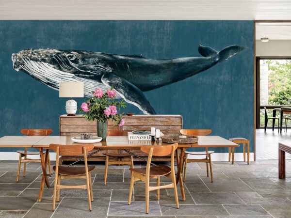 Coordonné Naturae Humpback Whale - Vintage - Image 2
