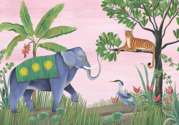 Coordonné Random Kids Jungle Friends - Peach
