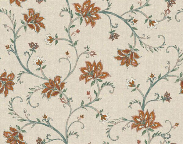 Coordonné Victorian Lily - Green