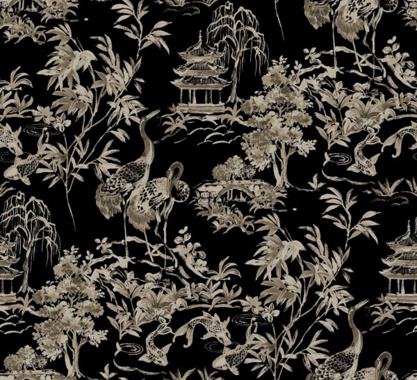 Coordonné Forbidden City Ming Pagoda - Onyx