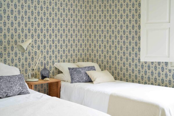 Coordonné Victorian Paisley - Blue - Image 3