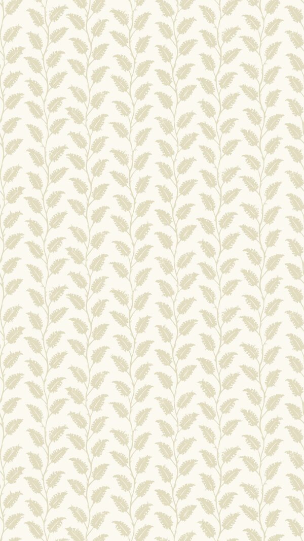 Josephine Munsey Roll I - Leaf Wiggle - Maitland Green - Ceiling White - Image 2