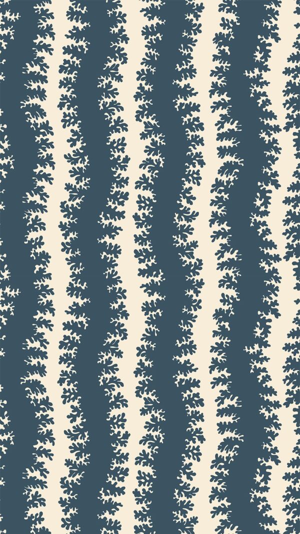 Josephine Munsey Roll I -  Elkhorn Stripe - Beakster Blue - Salt Ridge - Image 2