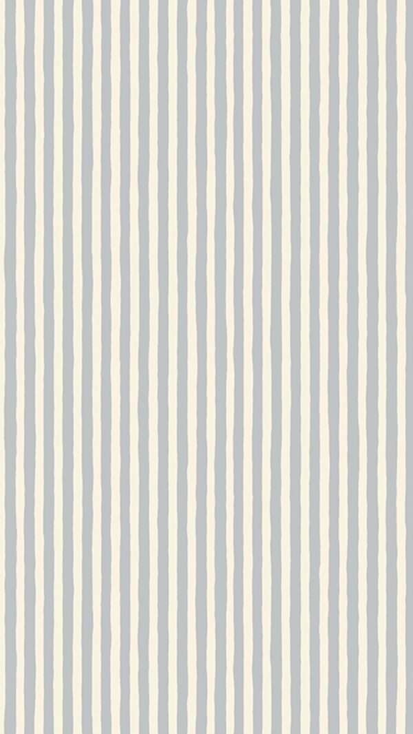 Josephine Munsey Roll I - Hand Painted Stripe - Barton Blue - Costwold White