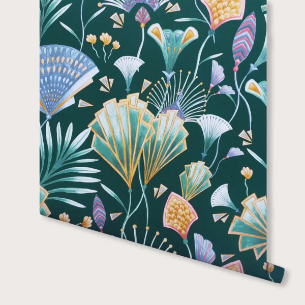 Chateau by Angel Strawbridge  - Emerald Fan Wallpaper
