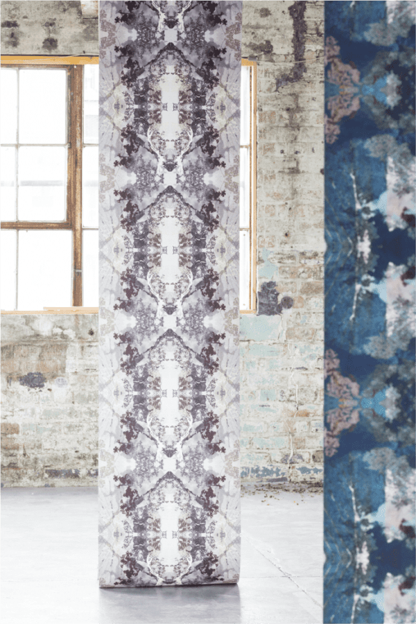 Feature wall showcasing Deer Stalker Wallpaper by Mairi Helena
