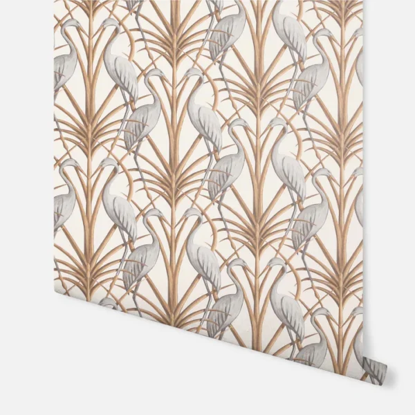 Chateau by Angel Strawbridge  - Nouveau Heron Cream Wallpaper