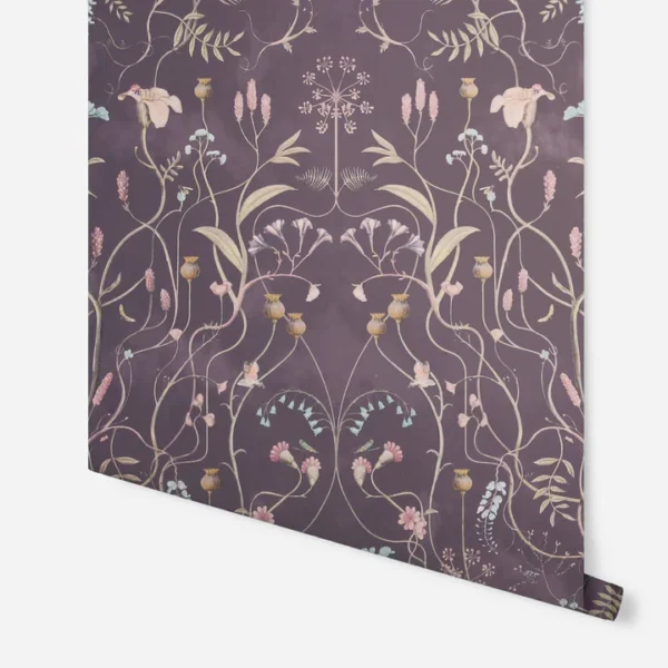 The Wildflower Garden Nightshadow Wallpaper