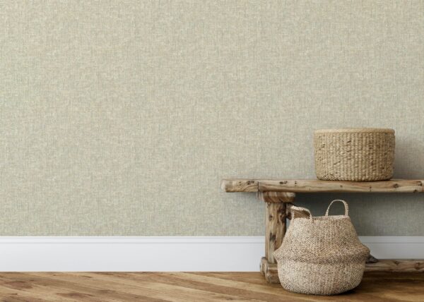 Esselle Home - Artisan Weave Neutral/Citrus Wallpaper - Image 6