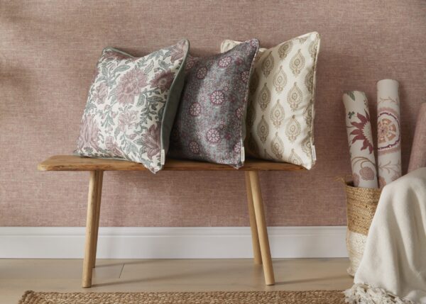 Esselle Home - Fable Trail Linen/Raspberry/Green Wallpaper - Image 5