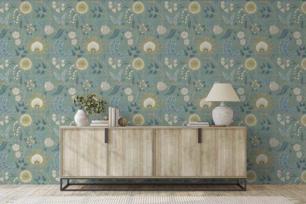 Esselle Home - Fable Trail Seafoam Wallpaper - Image 2
