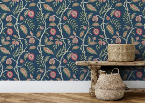 Esselle Home - Fruits of Paradise Navy Wallpaper - Image 9