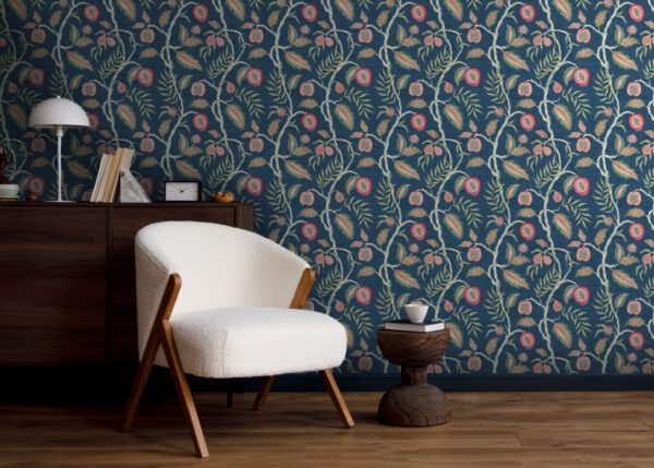 Esselle Home - Fruits of Paradise Navy Wallpaper - Image 8