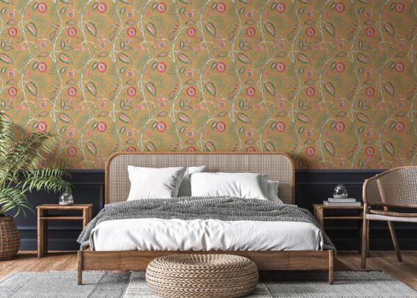 Esselle Home - Fruits of Paradise Ochre Wallpaper - Image 9