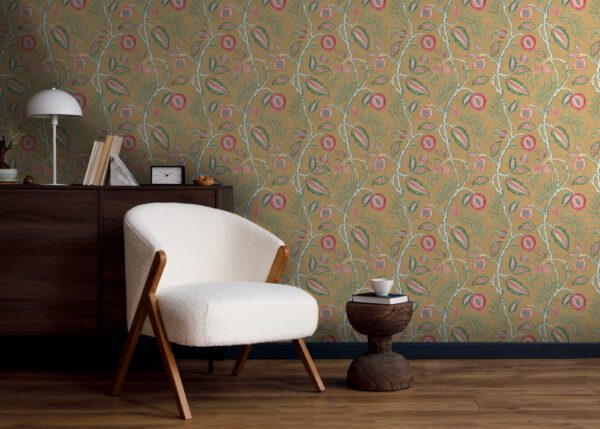 Esselle Home - Fruits of Paradise Ochre Wallpaper - Image 12