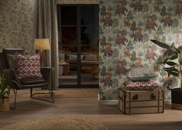 Esselle Home - Emperor's Garden Stone Multicoloured Wallpaper - Image 3