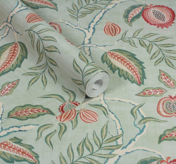 Esselle Home - Fruits of Paradise Soft Green Wallpaper - Image 5