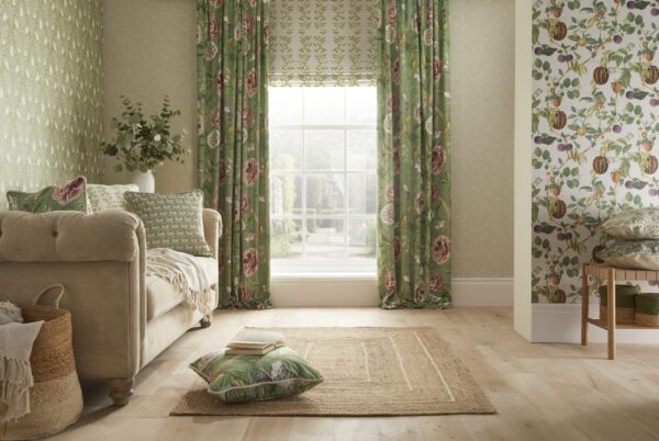 Esselle Home - Artisan Weave Neutral/Citrus Wallpaper - Image 2