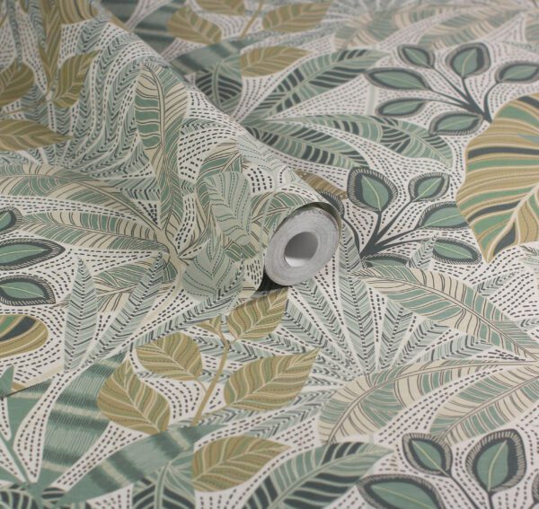 Esselle Home - Hill Top Garden Slate Blue Wallpaper - Image 4
