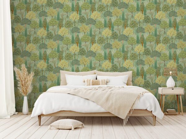 Esselle Home - Persian Oasis Sage Green Wallpaper - Image 11