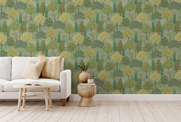 Esselle Home - Persian Oasis Sage Green Wallpaper - Image 9