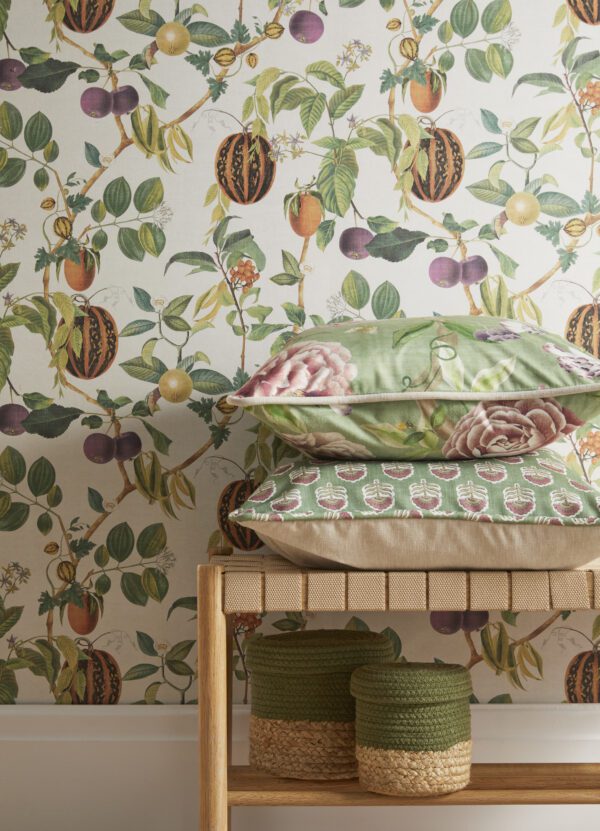 Esselle Home - Tropic House Parchment/Green Wallpaper - Image 9