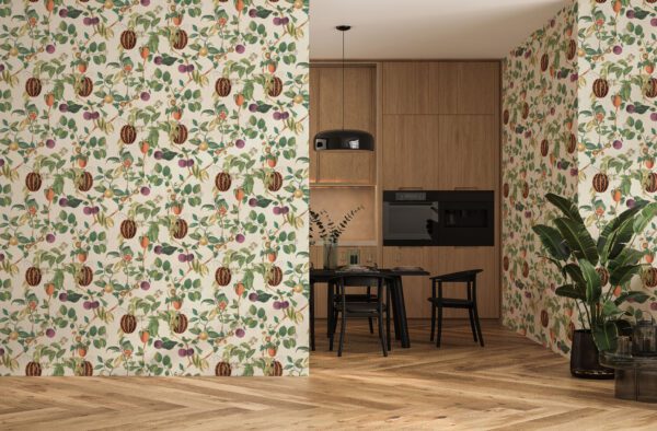 Esselle Home - Tropic House Parchment/Green Wallpaper - Image 10