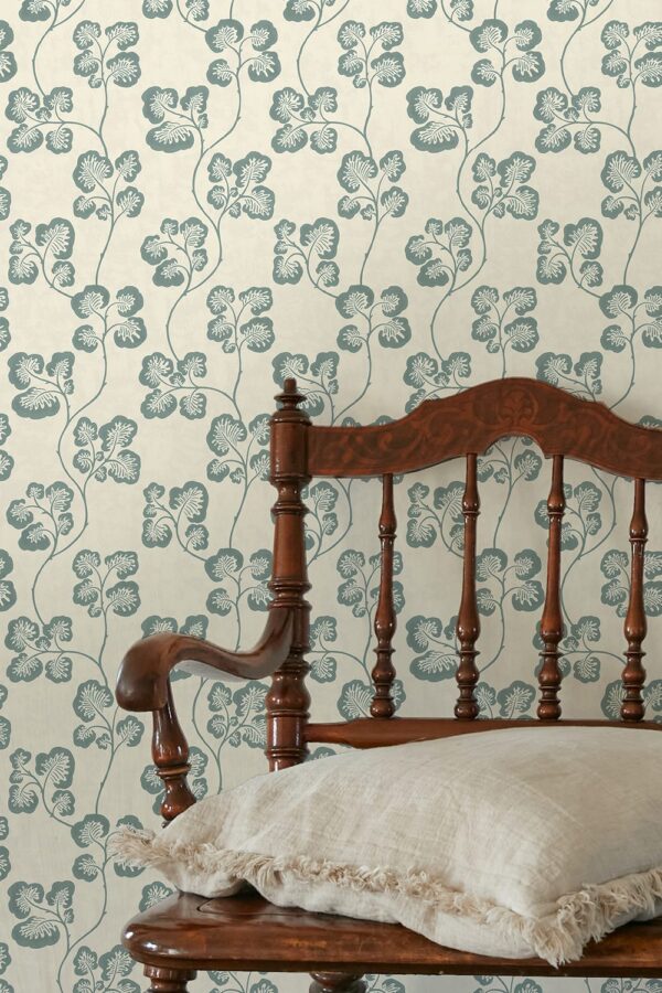 Josephine Munsey Maitland Cabbage Check Osney Blue & Clarke White - Image 3