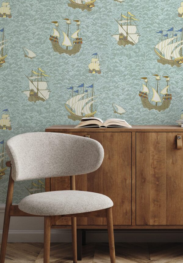 Josephine Munsey Juniper Ships Light Blue - Image 2