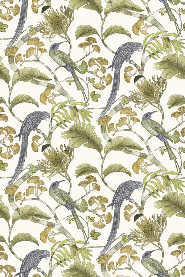 Josephine Munsey Maitland Living Branches Hilles White & Greens - Image 2