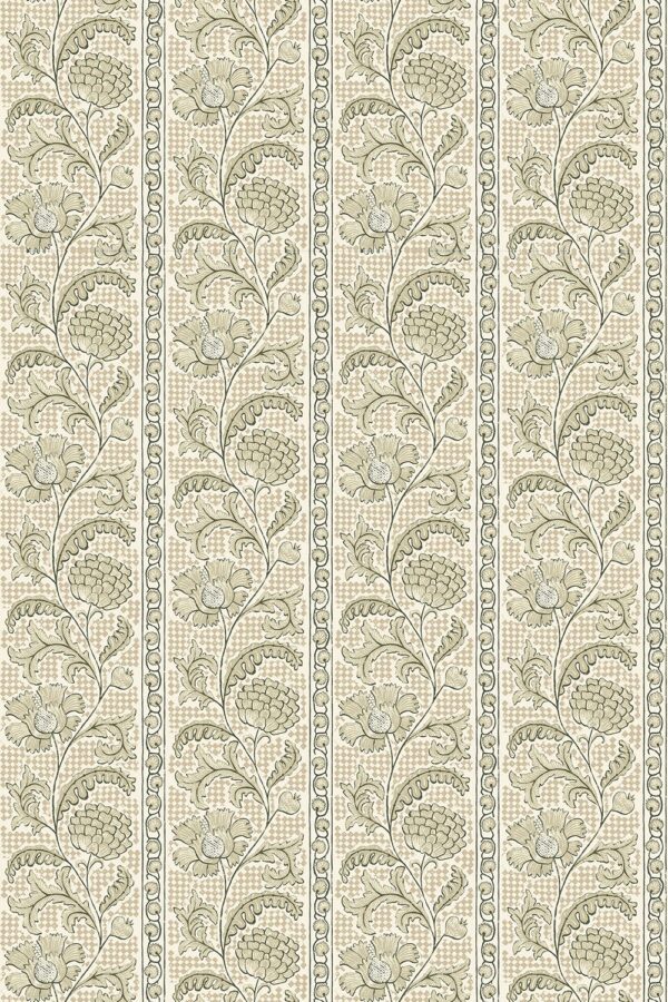 Josephine Munsey Maitland Floral Check Maitland Green and Cotswold White - Image 3