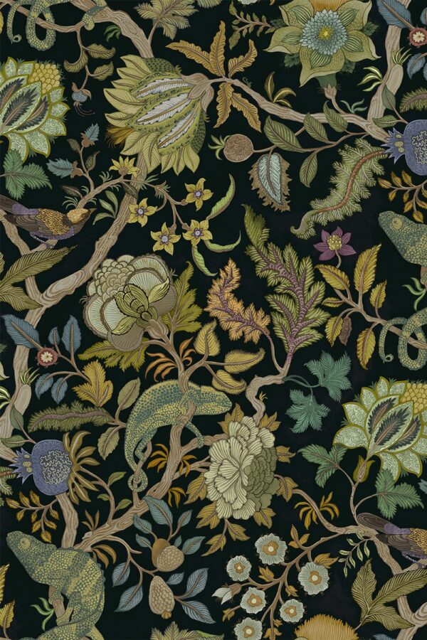 Josephine Munsey Portfolio 2 Chameleon Trail Black & Green