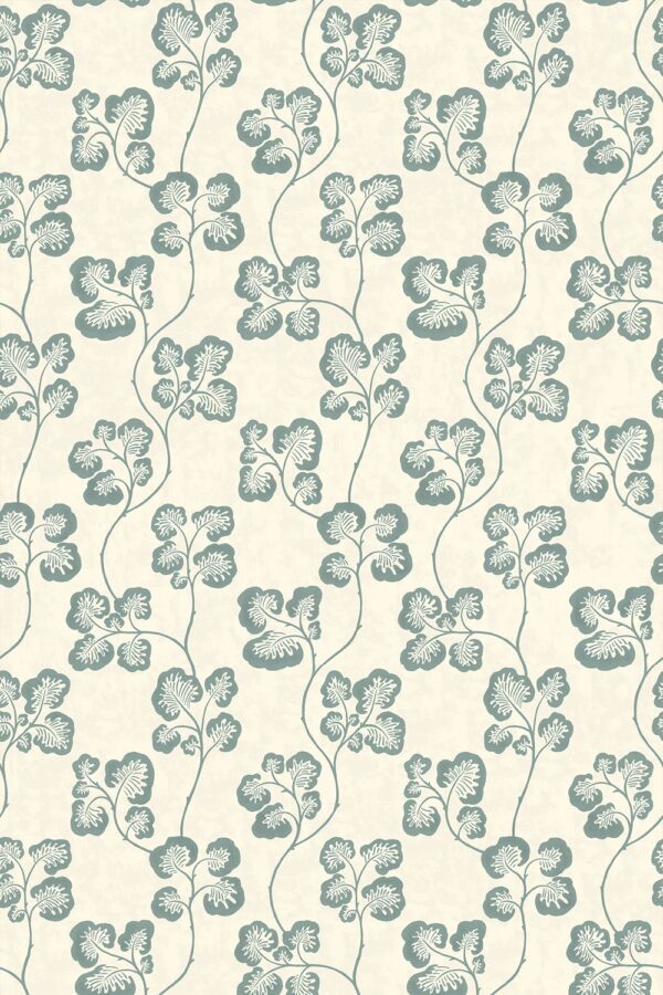 Josephine Munsey Maitland Cabbage Check Osney Blue & Clarke White