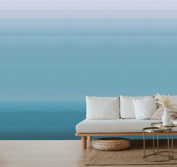 Julia Clare Ionian Mural - Ionian Horizon in Teal Mural - Image 2