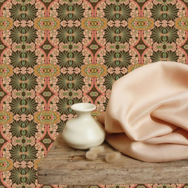 Julia Clare Nouveau Botanique - Palms Coral & Green - Image 2