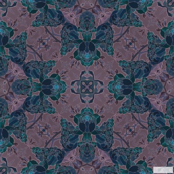 Parisian botanical wallpaper