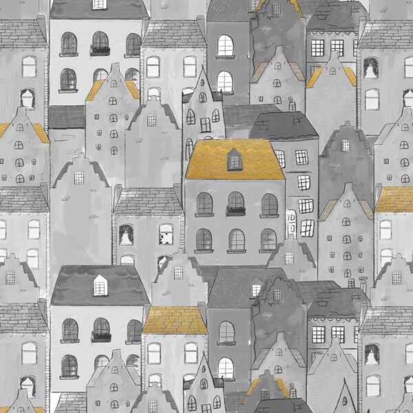 Panoramic The Maisonettes Wallpaper