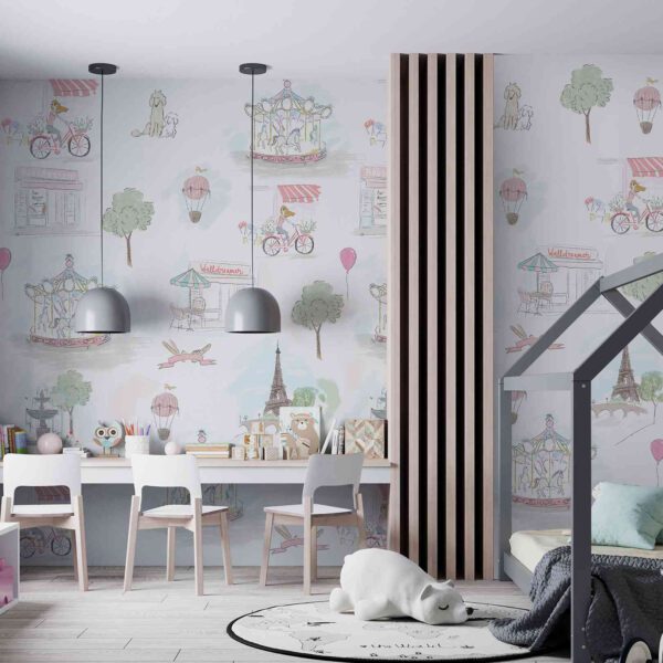 Wall Dreamer Panoramic Wallpaper Vie Parisienne WAD0150 - Image 5