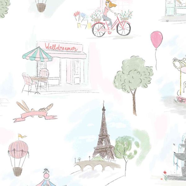 Wall Dreamer Panoramic Wallpaper Vie Parisienne WAD0150