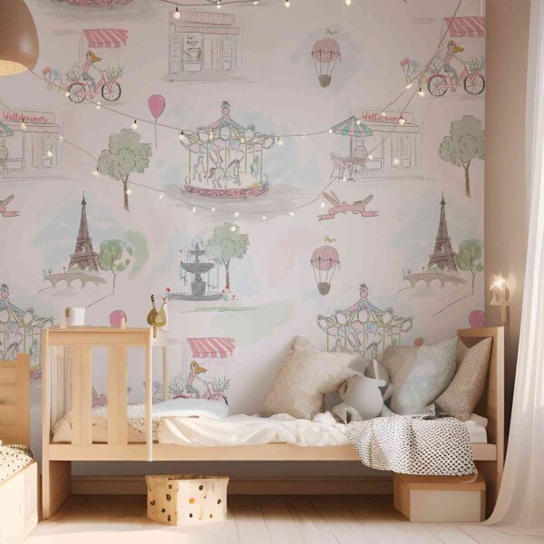 Wall Dreamer Panoramic Wallpaper Vie Parisienne WAD0150 - Image 6