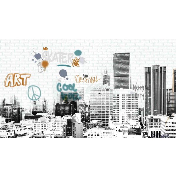 Wall Dreamer Panoramic wallpaper City Mural Graffiti WAD0178 - Image 2