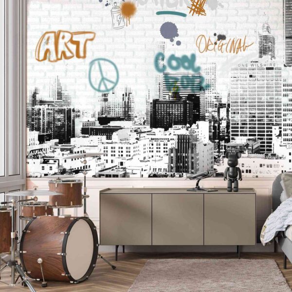 Wall Dreamer Panoramic wallpaper City Mural Graffiti WAD0178 - Image 5