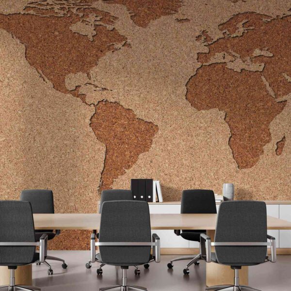 Wall Dreamer Panoramic wallpaper Cork World Map WAD0187 - Image 4